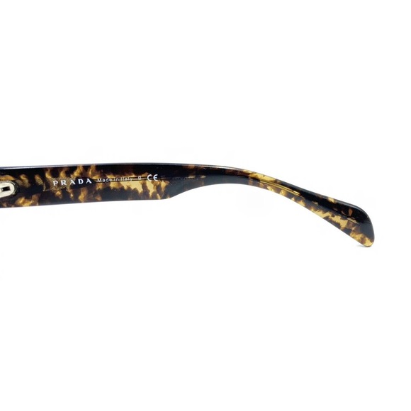 Prada VPR 19Q RO4-1O1 Matte Tortoise Brown Eyeglasses Frames 51-17 140 Italy - Picture 9 of 12